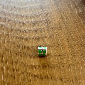 Green Pandora charm